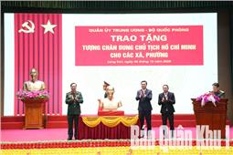 Quân ủy Trung ương, Bộ Quốc phòng trao tặng tượng Chủ tịch Hồ Chí Minh tại Lạng Sơn